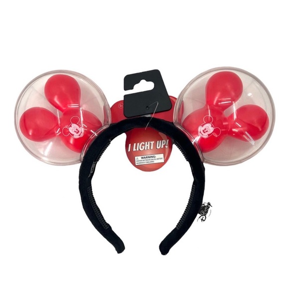 Disney Mickey Mouse Balloon Light-Up Ears Headband - Picture 7 of 7